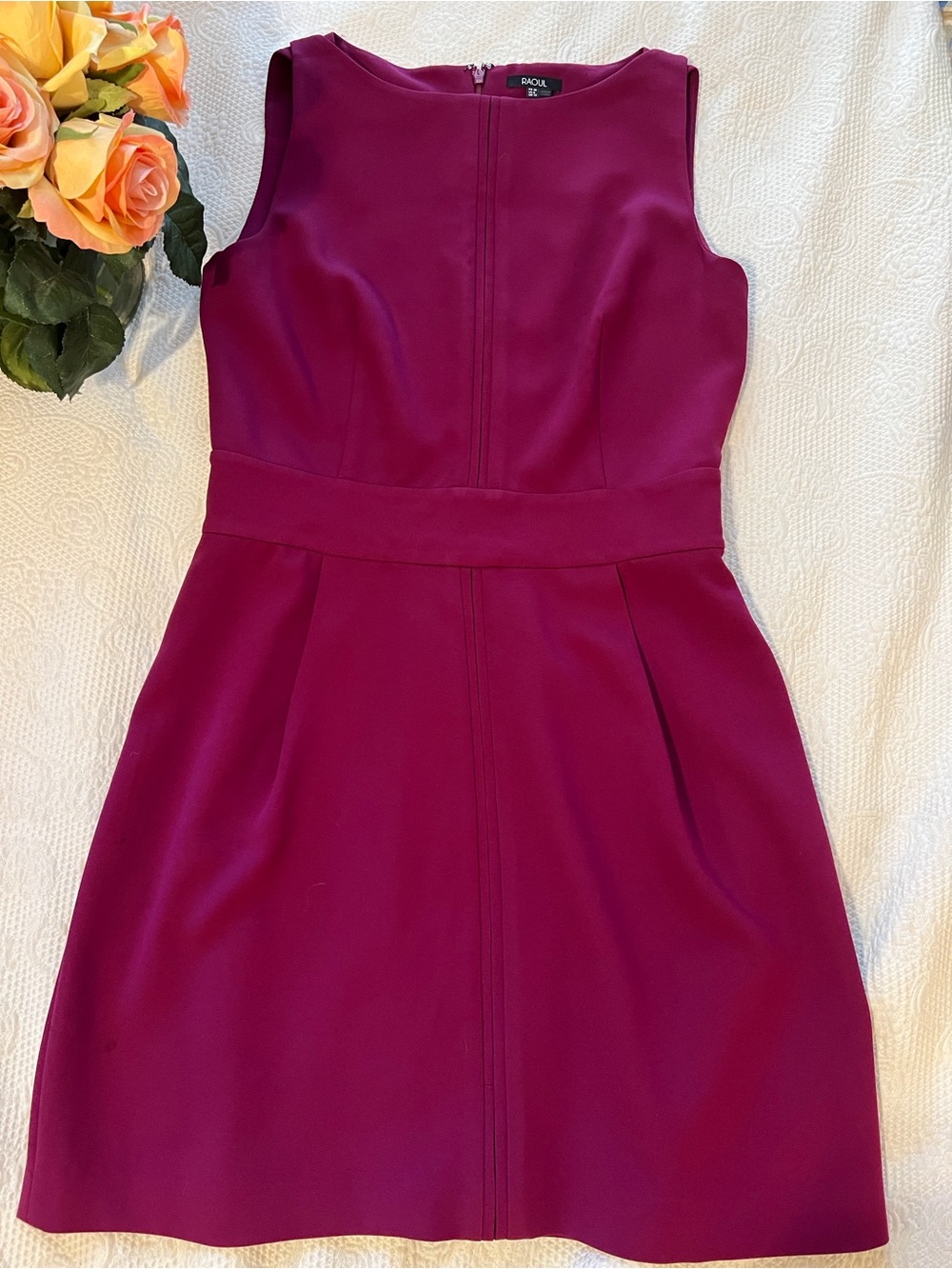Raoul Fuchsia Mini Dress